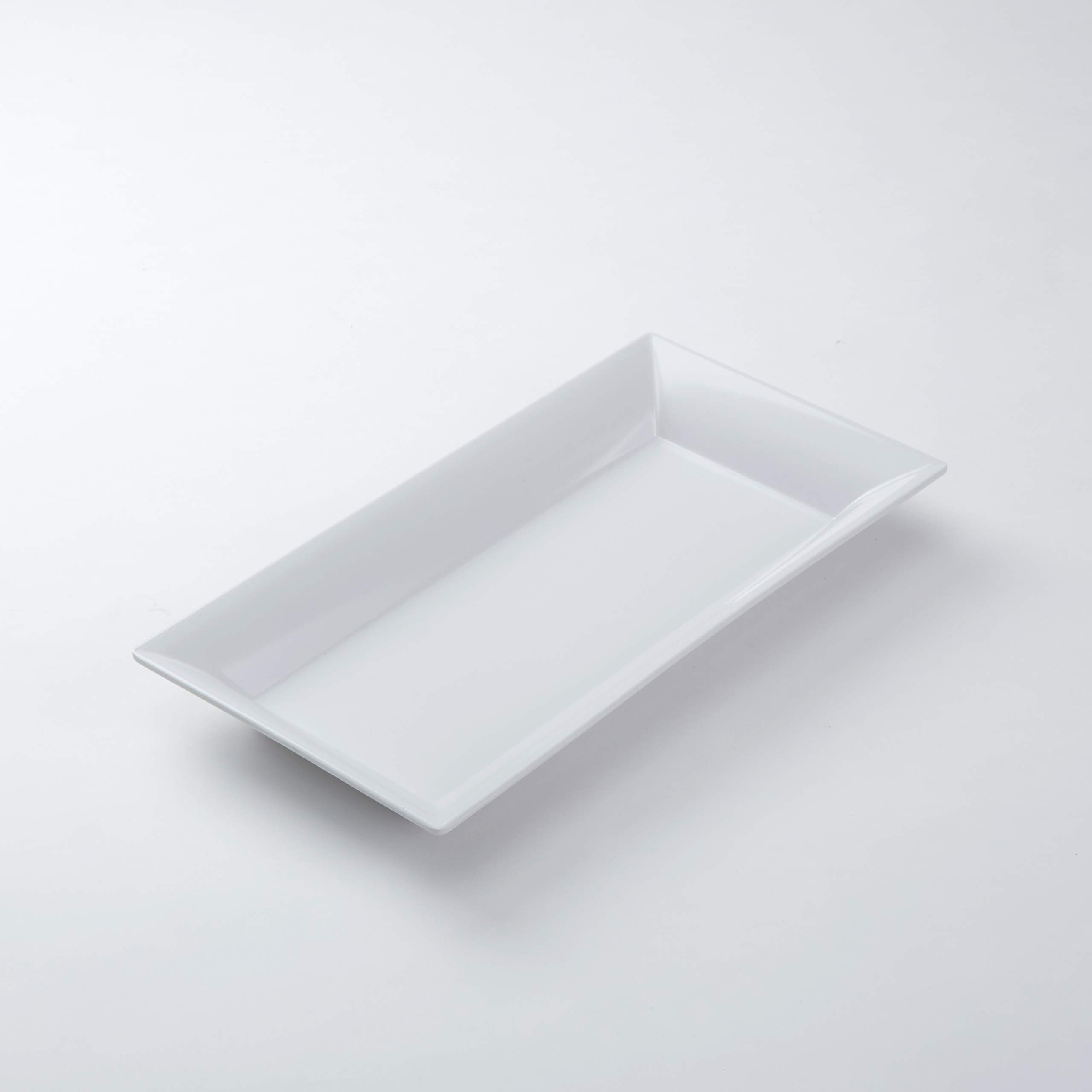American Metalcraft MEL23 - Piatto rettangolare in melamina, 45,7 x 21 cm, colore: Bianco