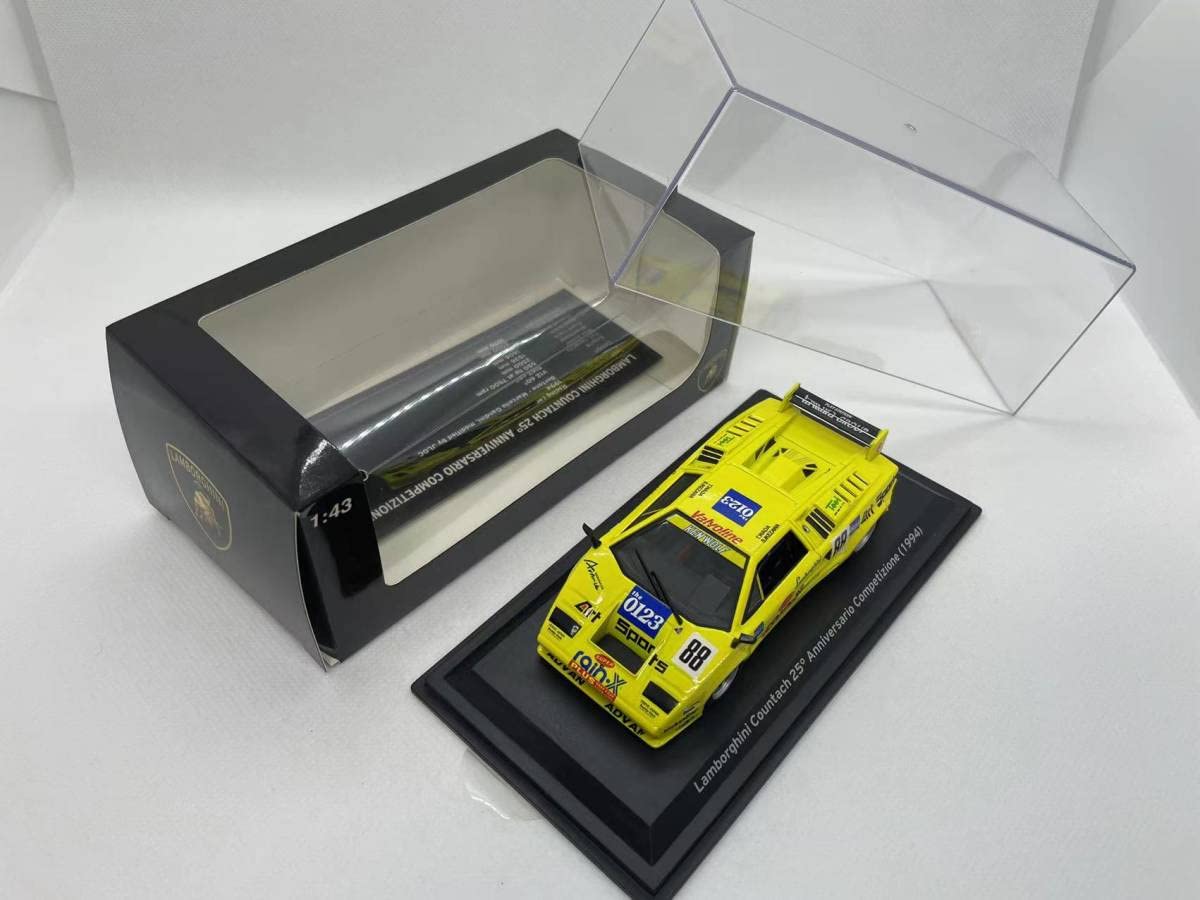 Amazon | 1/43 ランボルギーニ Lamborghini Countach 25° Anniversario