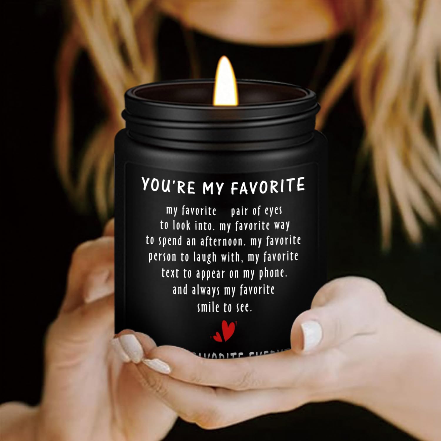 Valentines Day Gifts for Boyfriend from Girlfriend Love Candle Funny Gifts for Husband from Wife - 7 Oz Lavender Scented Soy Canle - Romantic Birthday Anniversary Presents for Him Men - Image 2