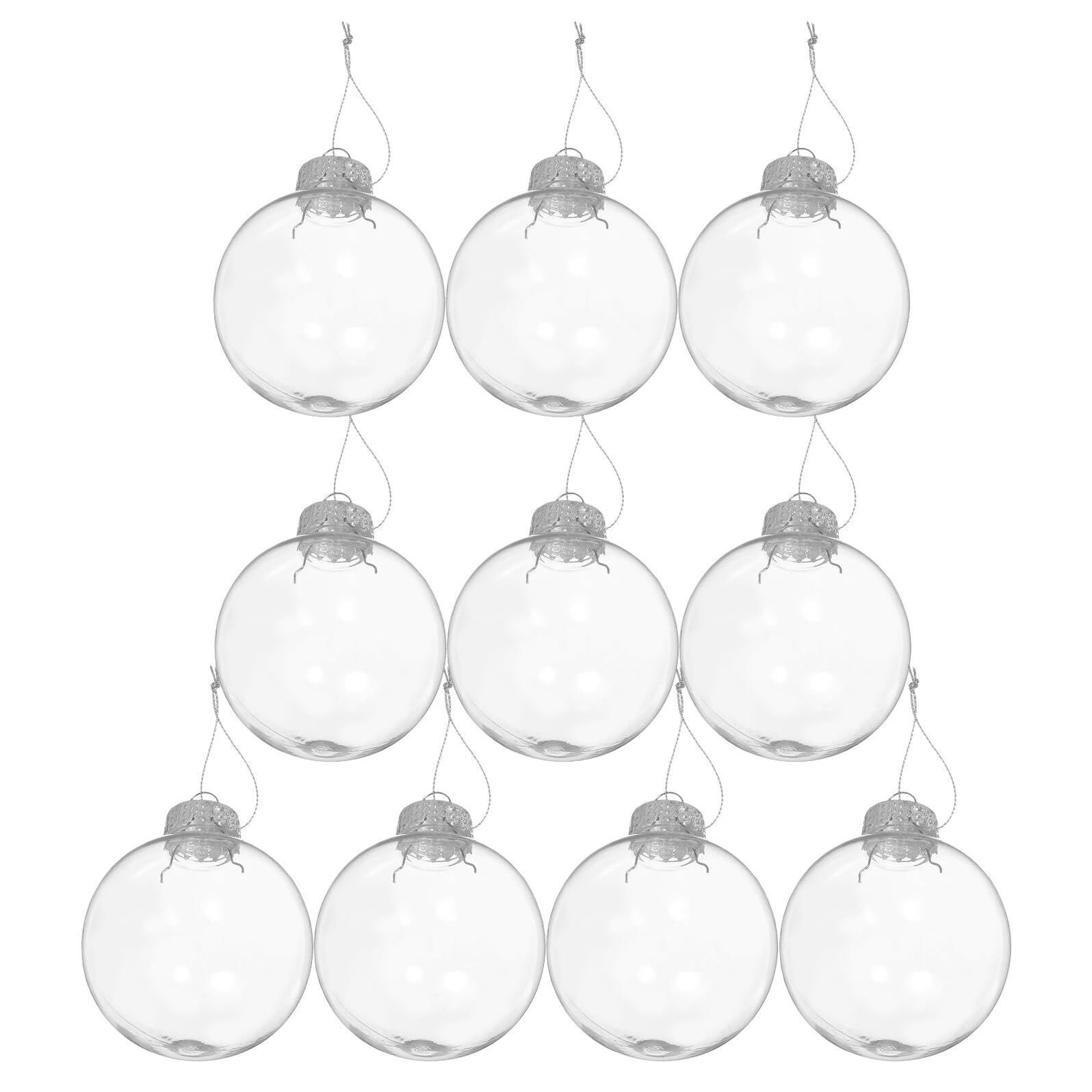 Boules de Noël transparentes incassables pour protéger vos décorations de sapin festives