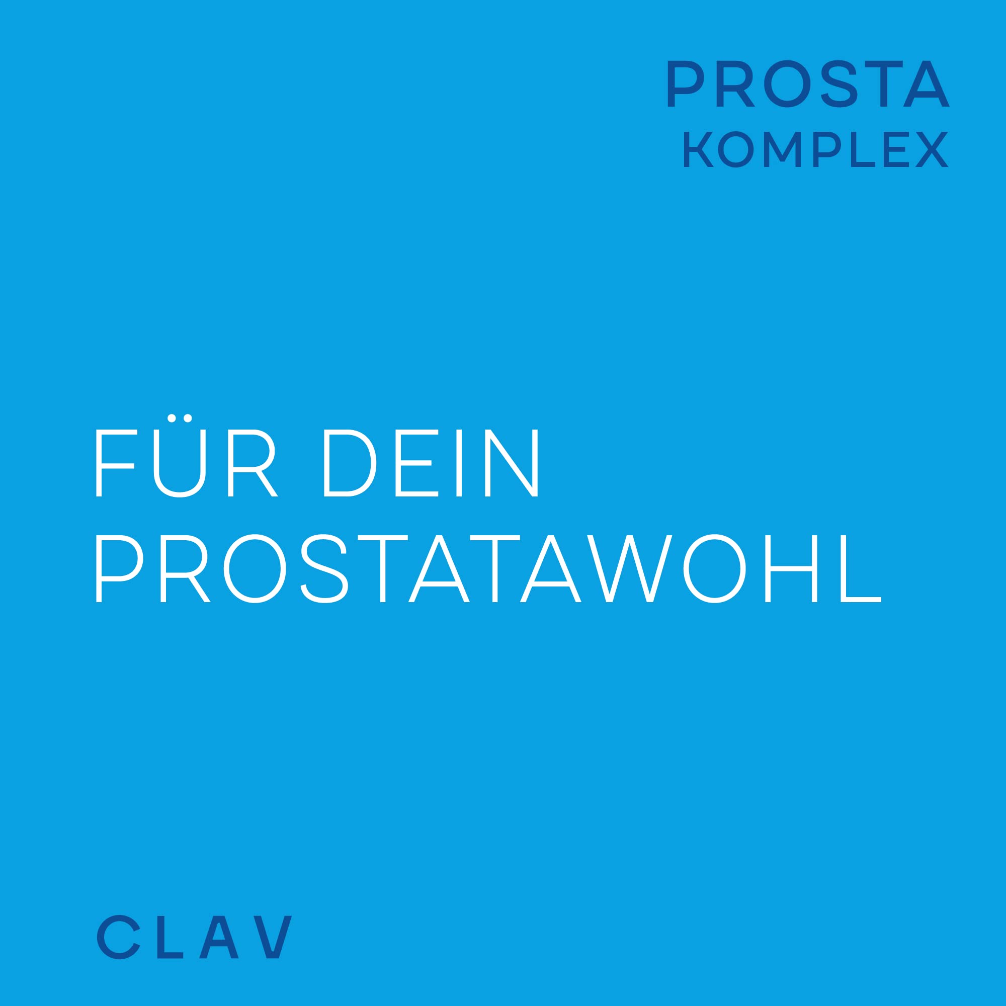 CLAV® N°33 Prosta Komplex – 120 Kapseln – Prostata Kapseln mit Saw Palmetto Sägepalmenextrakt – schwarzer Knoblauch, Kürbiskern & Brokkoli Extrakt – für Männer