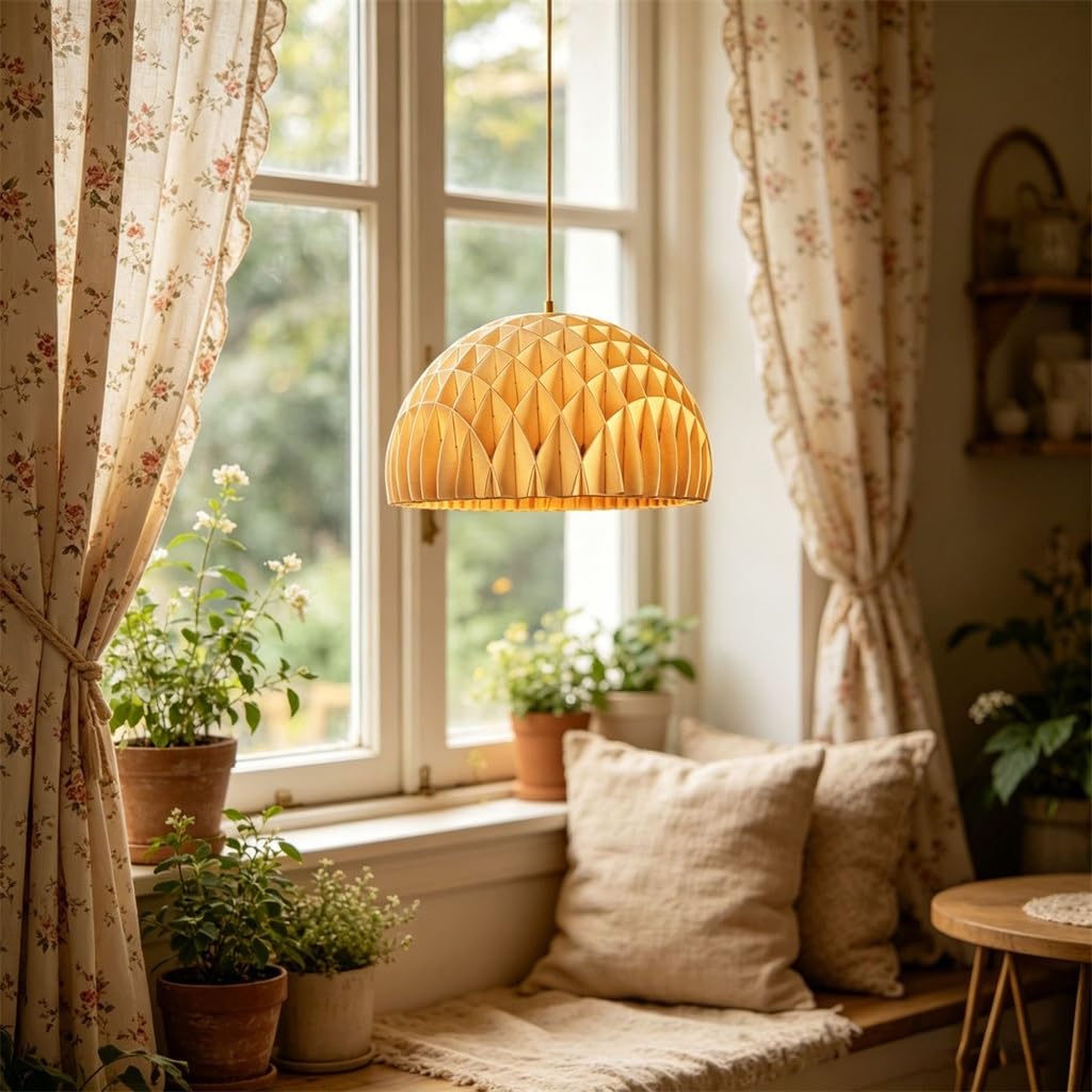 Drewniane Lampy Wiszące, Naturalnego Rattanu, Abażur Stylu Retro Stołu Jadalnego Vintage E27, Lampa Bambusowa Regulacją Wysokości Do Jadalni Salonów Restauracji Domów Stylu Rustykalnym