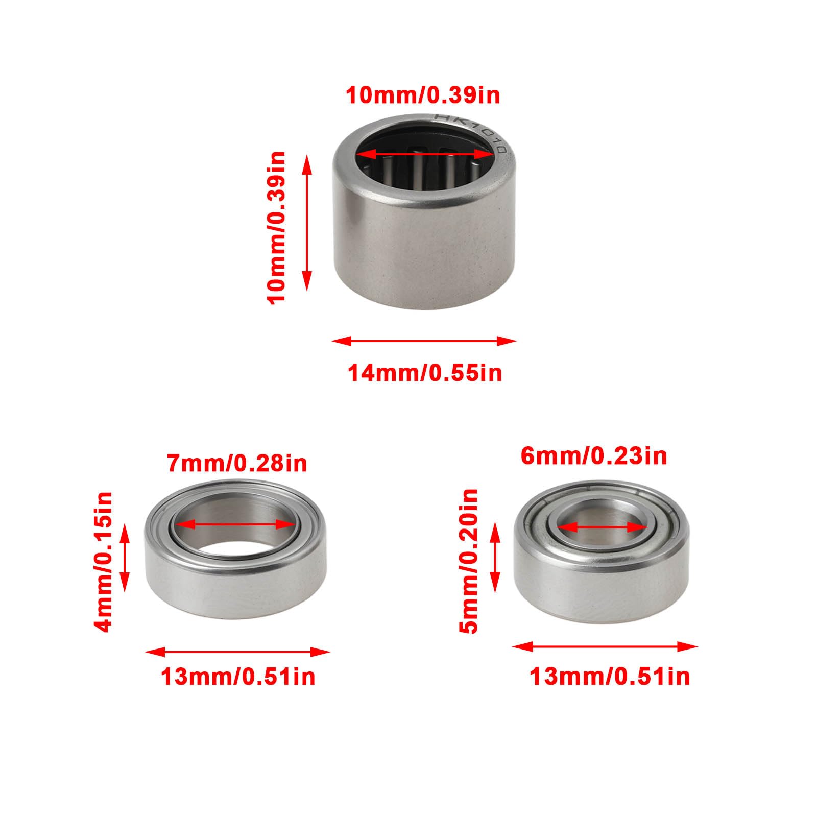 Kit de 6 Roulements à Cartouche pour Pédales de Vélo Roulements à Aiguilles Compatible avec Speedplay X1 Et X2