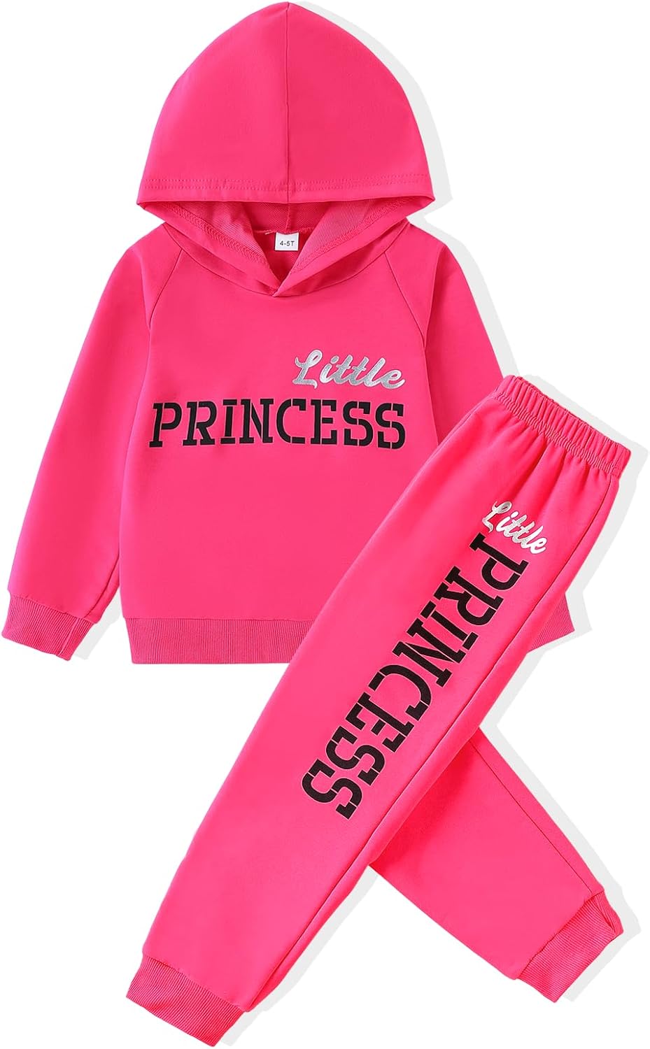 Toddler Girls Pant Set Warm Hoodie Long Sleeve Winter Outfits Sweatsuits Girls' Clothing Sets 2 Piece