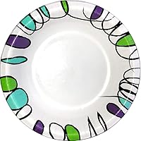 Vista 3 de Yaxa Basics Cuencos de papel ultra desechables, 20 onzas, aptos para microondas, a prueba de remojo, fuertes y resistentes, color blanco, 540