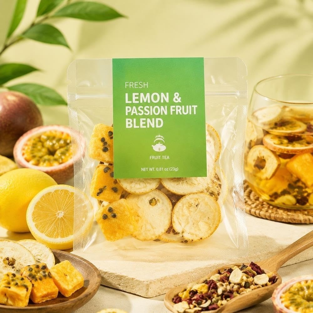 Infuso al limone e frutto della passione, 10 bustine