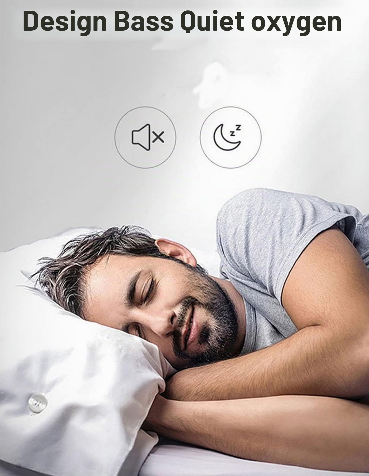 Generatore di Concentratore di Ossigeno Portatile, Ossigeno a Impulsi e Frequenza Costante, Inalatore di Ossigeno ad Alta Purezza al 96%, 1-3 L/min, Aree ad Alta Quota Superiori a 5000m.,B