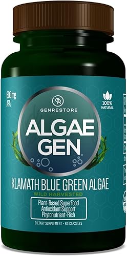 Gen restaurar Natural AFA células madre Celulas Madres Klamath Azulalgas verde más eficaz que Espirulina o chrlorella phytonutrient- Rico, Superfood