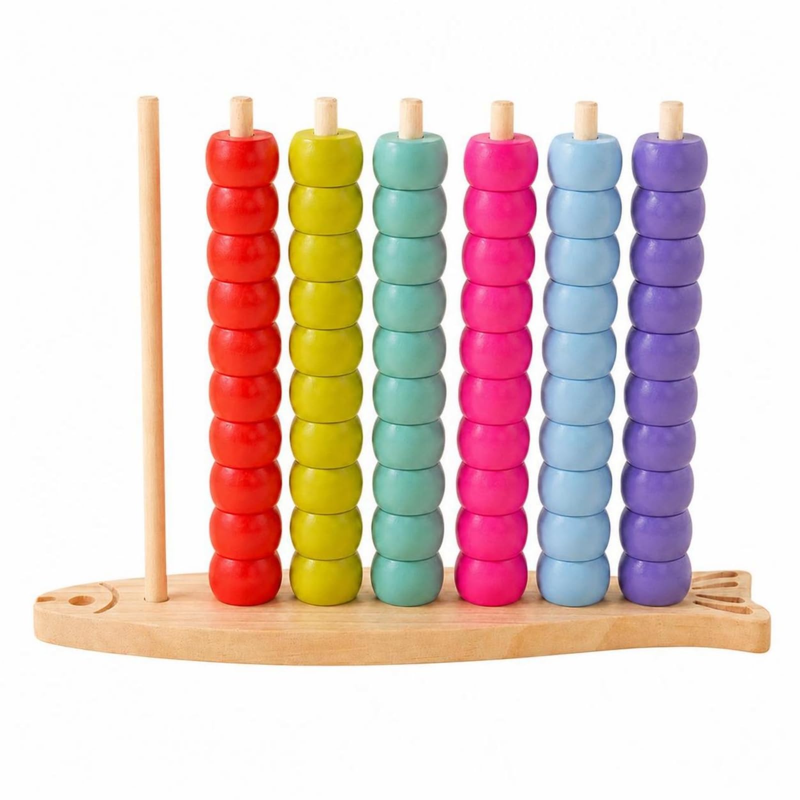 Harilla Abgerundet Zählspielzeug aus | Förderung der Feinmotorik, Steckspiel mit, Rechenrahmen, für Zimmer, Garten,