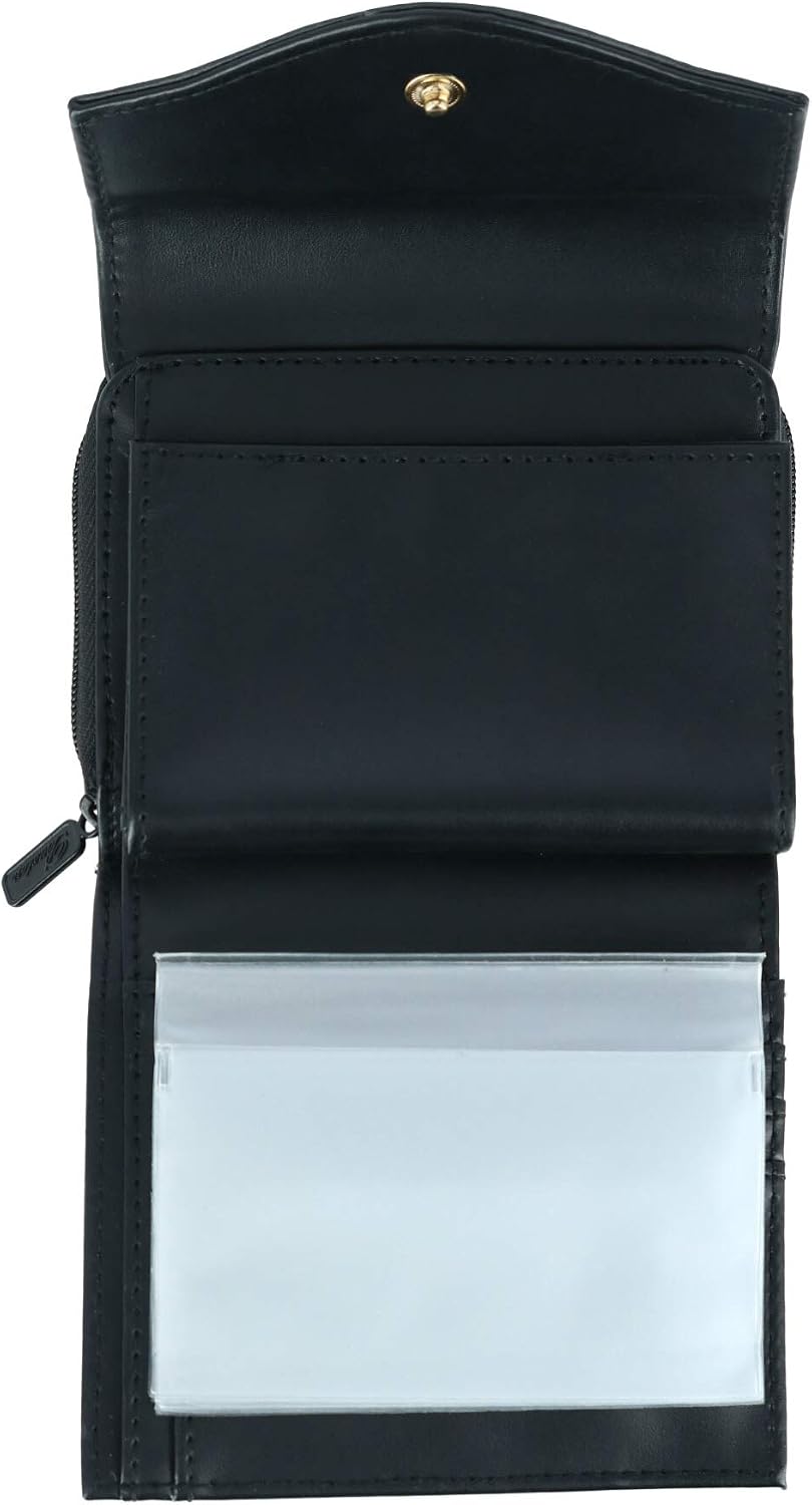 Buxton Heiress Leather Zip Purse
