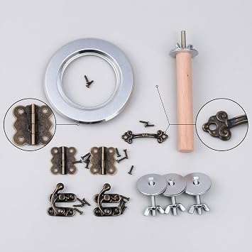 Breeding Box Accessory Set, Bird Breeding Equipment, For Aviary Managers, Cockatiel Breeding Box Accessories Set with Screws, Inner Diameter 75cm