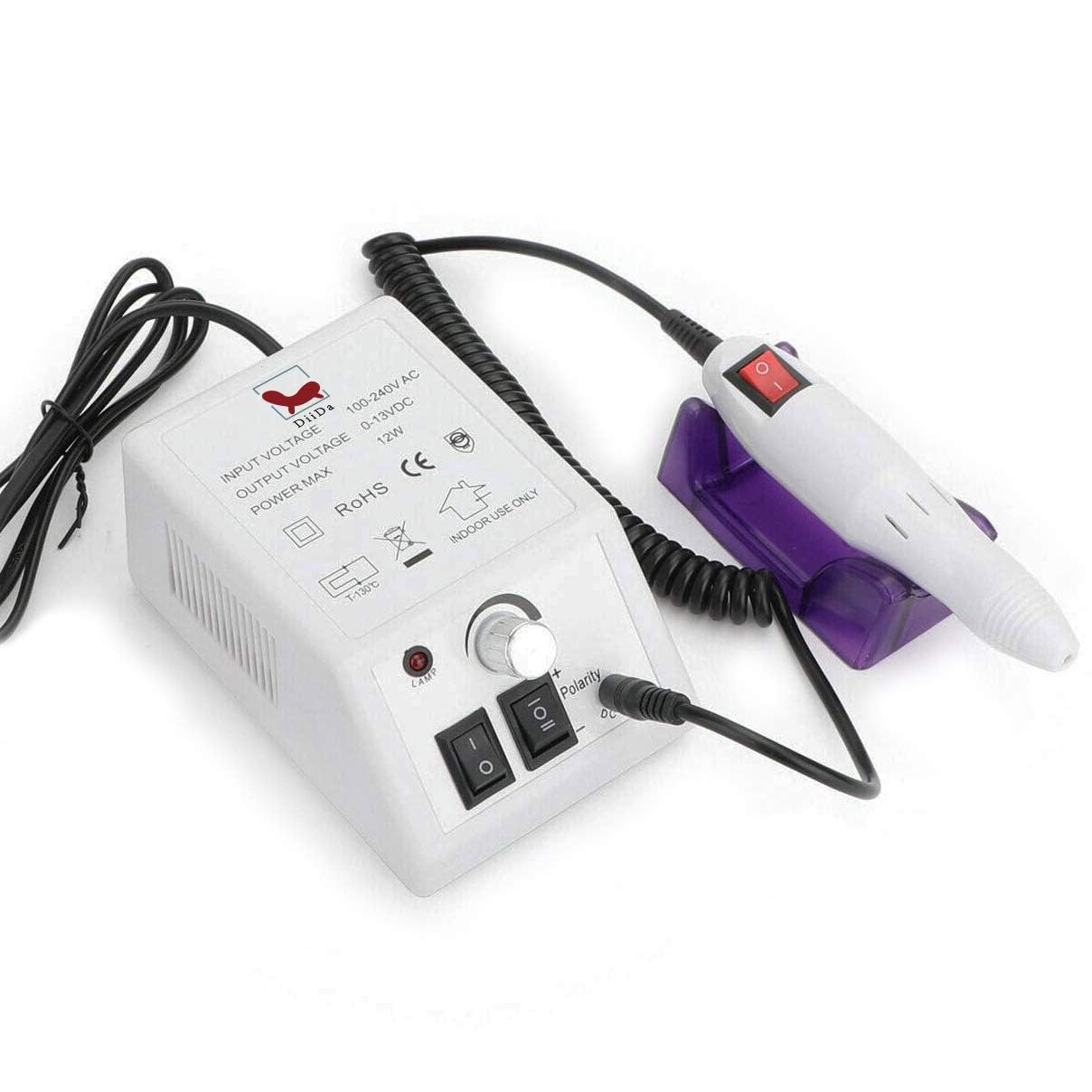 URHELP Electric Nail Files Electric Nail Drill Machine Manicure Set Professional Acrylic Nail Gel Polish Remover Nail Drill Pedicure Kit - Image 3