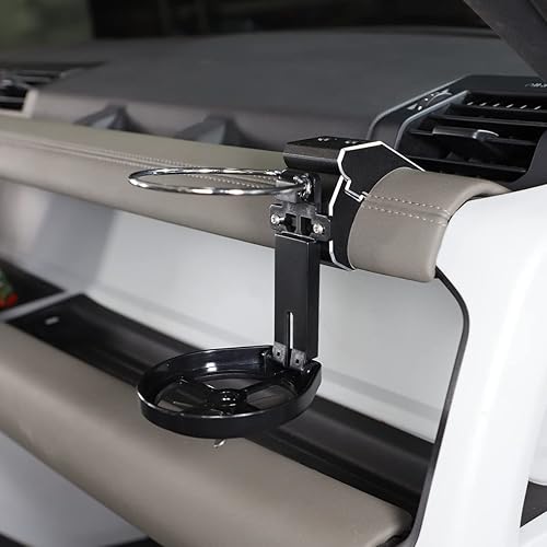 Miniatura 4 de TINKI Soporte expandible para taza de consola central automática compatible con Land Rover Defender 90 110 130 2020 2021 2022 2023 Soporte plegable