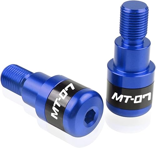 Miniatura 9 de MT-07 para Yamaha MT07 FZ07 Mt-07 Fz-07 2014-2019 2020 2018 2017 2016 2015 78 "0.866 in Manillar extremos agarres deslizantes extremos de la barra