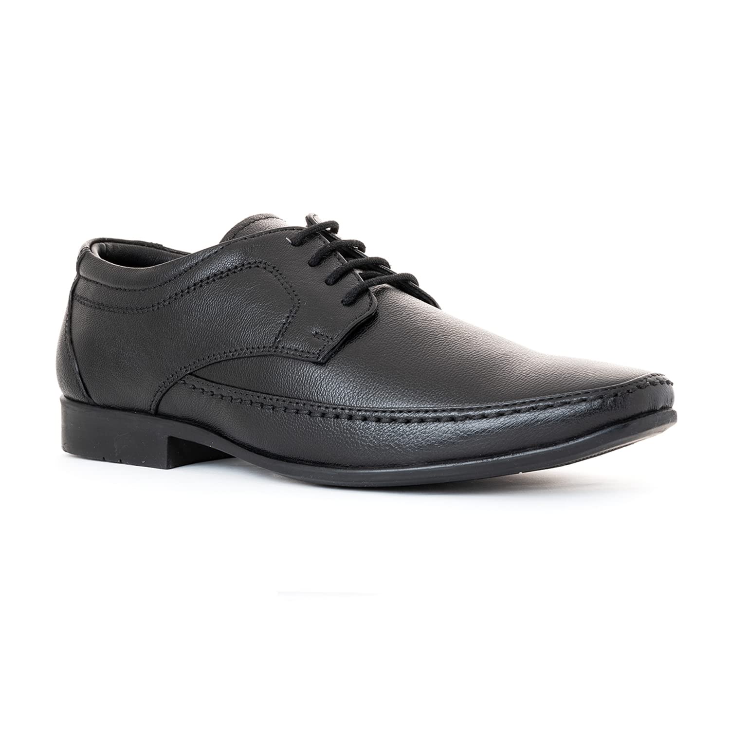 British Walkers Black Leather Derby Formal Shoe for Men (Size)-6-image-22