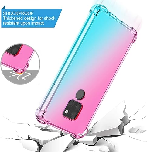 Miniatura 7 de Funda para Mate 20, funda HMA-L29 HMA-L09, funda transparente para teléfono con degradado, delgada, antiarañazos, flexible, funda protectora a