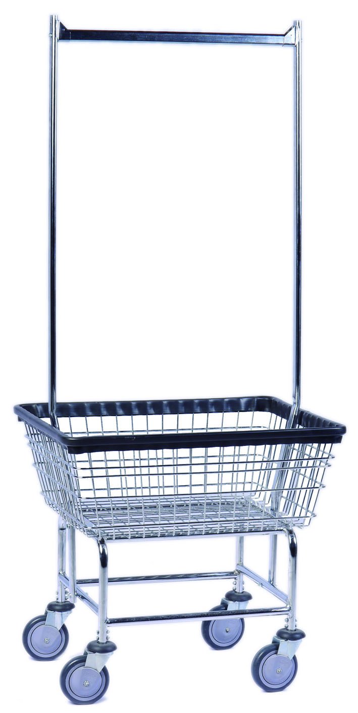 Everstrong Heavy Duty Wire Basket Laundry Cart (Double Pole) Amazon