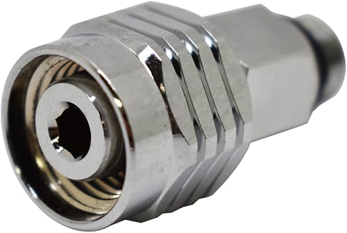 Miniatura 3 de Scuba Choice - Adaptador de buceo hembra 9/16-18 a macho 3/8-24, color plateado