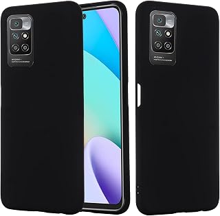 Caso protetor de celular Para Xiaomi Redmi 10 Cor de silicone líquido sólido Caso de proteção de cobertura total