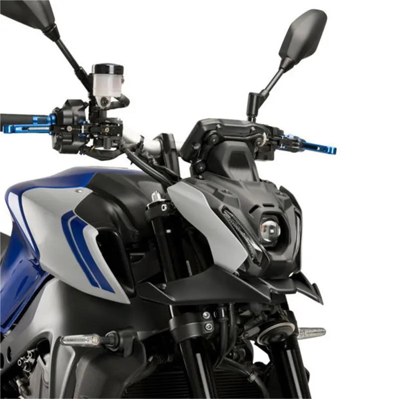 Per Yamaha MT-09 SP 2021 2022 2023 2024 Spoiler Anteriore Per Moto Naked Winglet Kit Ala Aerodinamica Parti Dello(Type B)