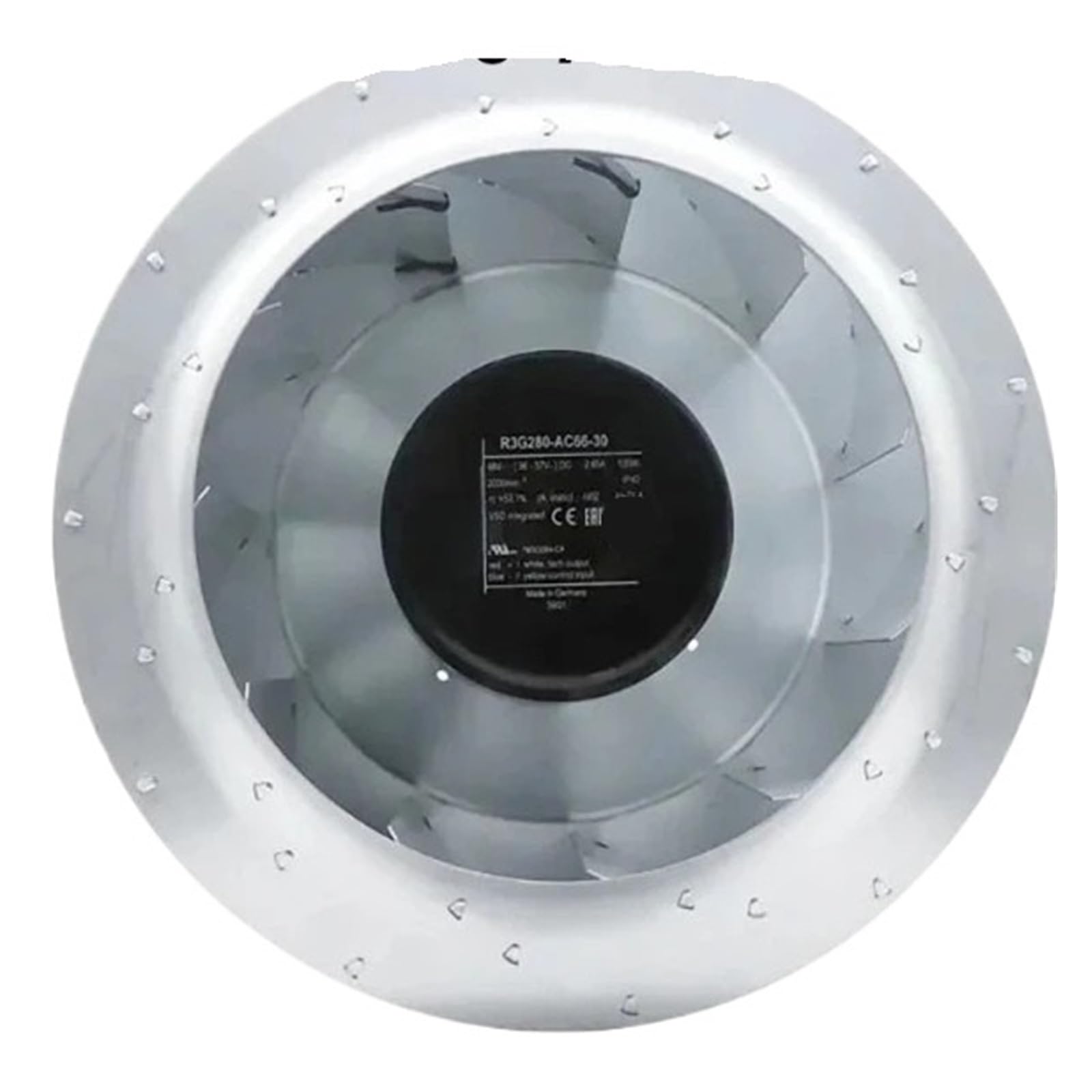 Ventilateur R3G280-AF26-10 à rotor ouvert pour un débit d'air maximal constant