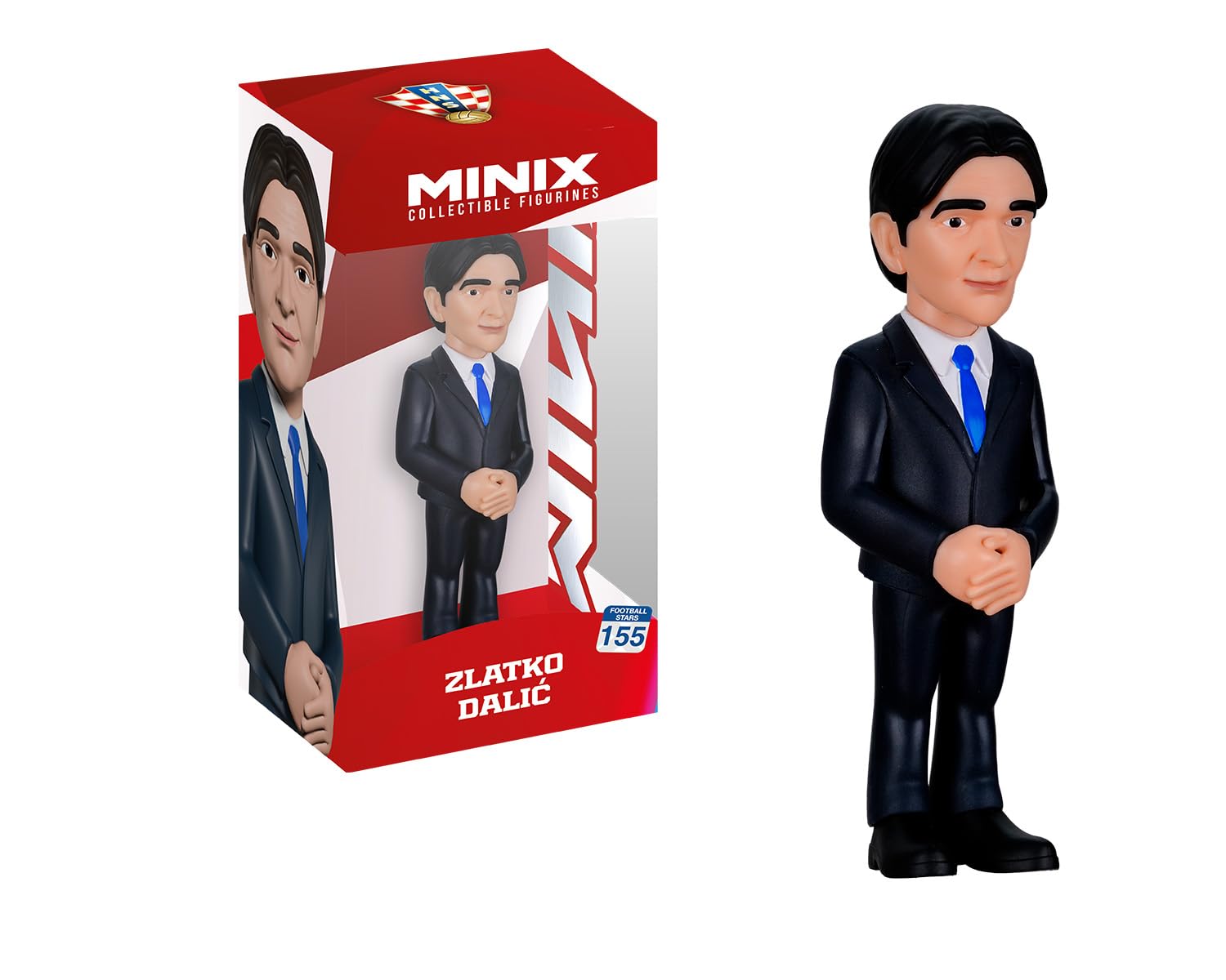 MINIX - Gwiazdy piłki nożnej - Mistrzostwa Świata - Chorwacja - Dalić - Figurka kolekcjonerska 12 cm