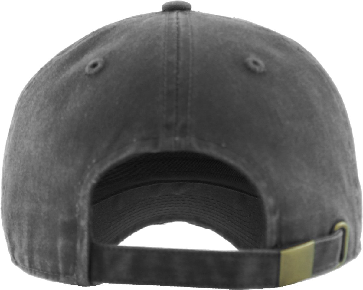 KBETHOS Baseballkappe im Vintage-Stil, gewaschen, Used-Look, Baumwolle, verstellbar, Unisex, Kopfbedeckung
