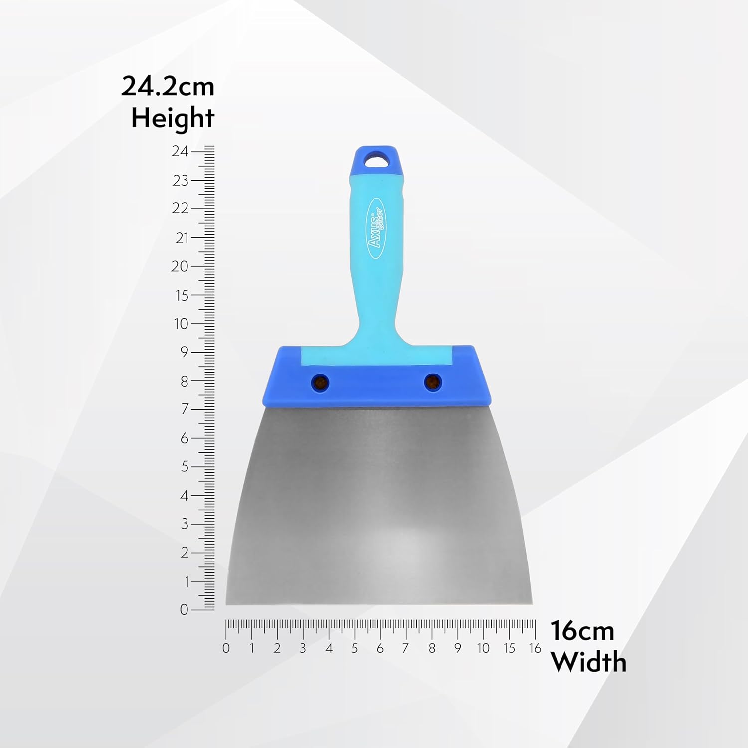 Axus Decor Broad Knife (Blue Series) - 160mm - with Ultra Flexible Blade for Filler Application