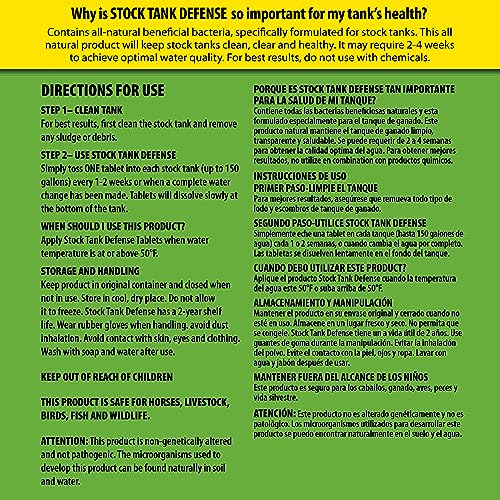 Airmax Stock Tank Defense, Livestock Water Trough Cleaner, Clean