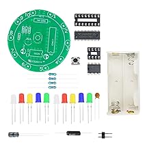 Kit avec bo&icirc;te Bettery | Kit rotatif &eacute;lectronique Lucky Shake Up Lucky Draw Fun DIY Electronics Making Kit de d&eacute;marrage &eacute;lectronique pour amateur High for Electronic Component