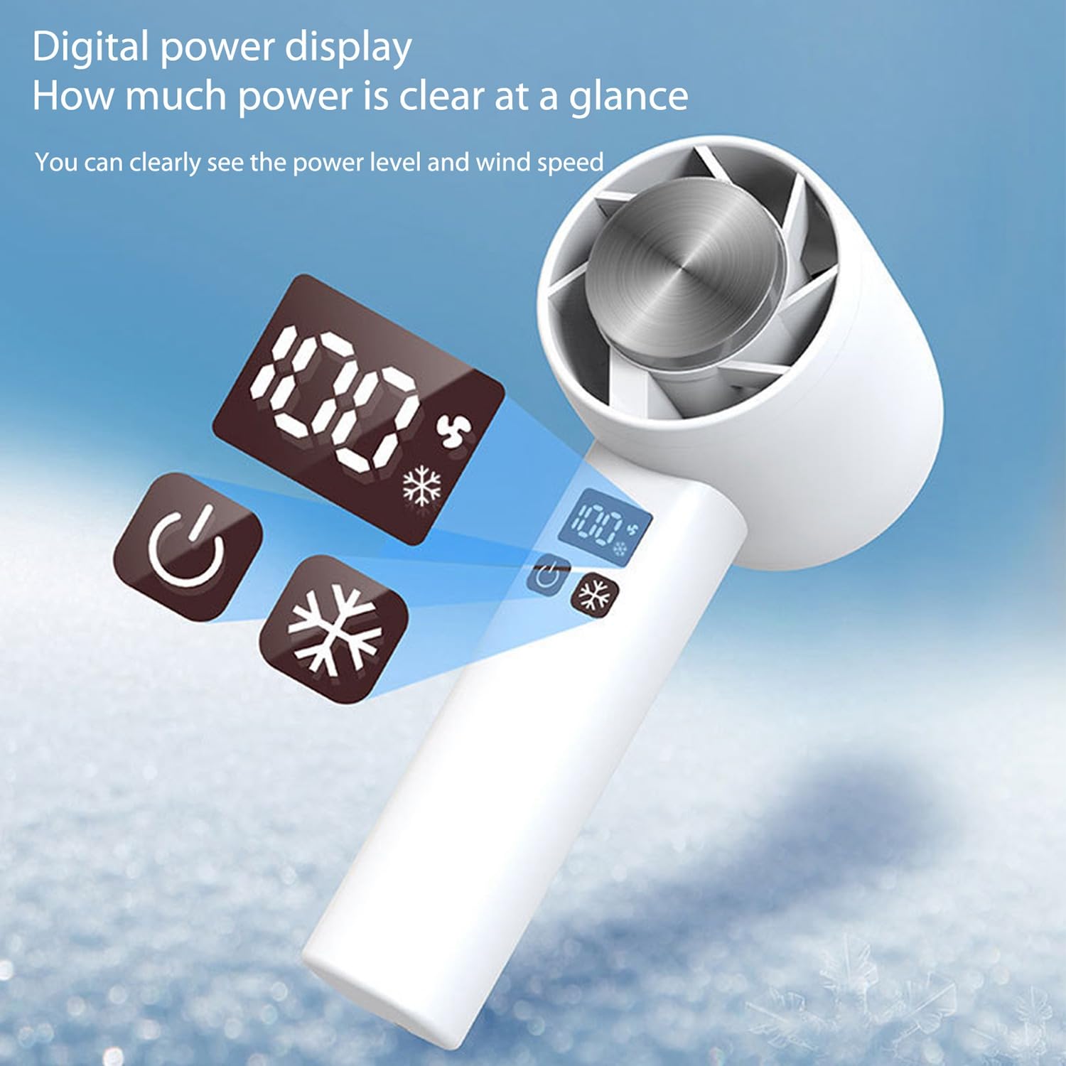 Mini ventilateur portable avec support de téléphone, réfrigérateur semi-conducteur, batterie 1800 mAh, design suspendu au cou – Idéal pour une utilisation en extérieur et en voyage