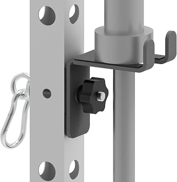 Heavy-Duty Power Rack Attachments, Quick-Install Home Gym Accessories for 2x2, 2x3 & 3x3 Power Racks, Fits 1/2" & 1" Holes