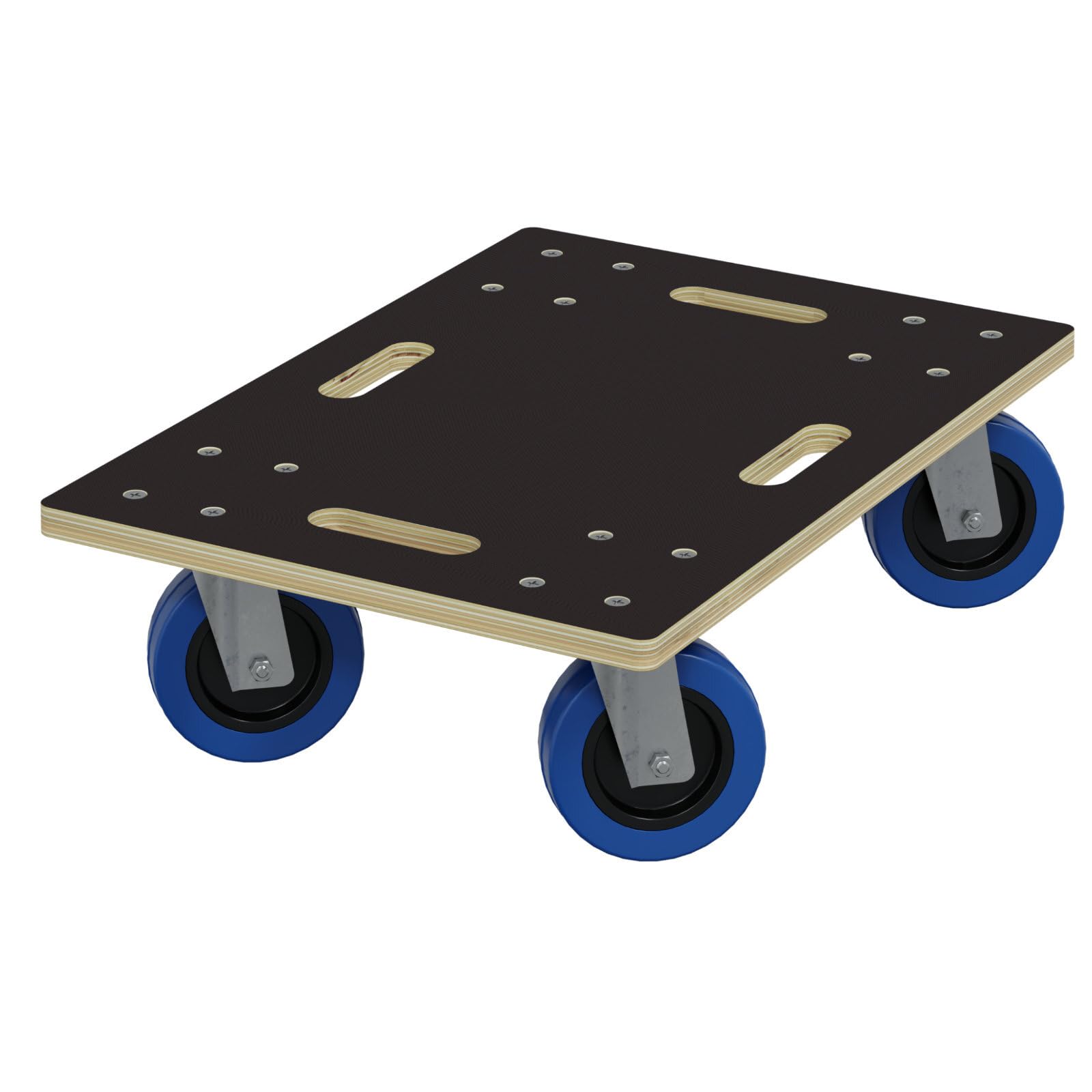HAGO 24 rotelle per mobili senza freno, in 35 x 50 cm, per carichi pesanti fino a 800 kg, con maniglie, carrello di alta qualità per trasloco, stabile aiuto per il trasporto con ruote