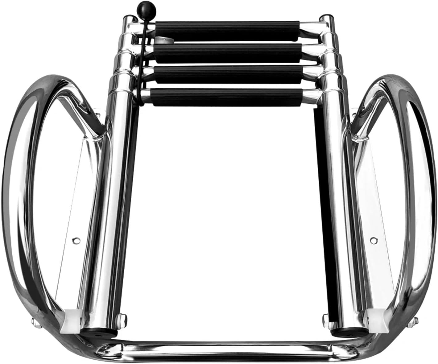 Stainless Steel Boat Boarding Telescoping Ladder, Sliding Folding, Swimming Launching Ladder, Boat Accessories, 4 Step