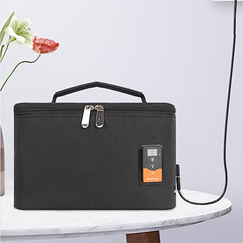 Miniatura 6 de Bolsa calentadora de biberones, calentador de leche materna portátil para automóvil, bolsa aislada, calentador de biberones multifuncional de