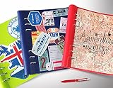 Filofax Clipbook notatnik A5, do wielokrotnego napełniania – fuksja