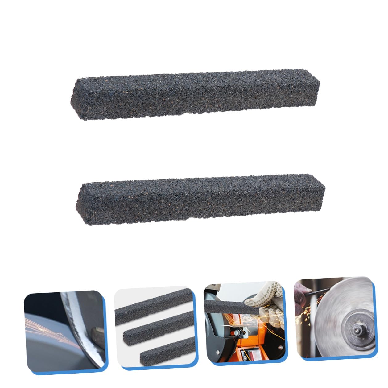 Alipis 2pcs Silicon Carbide Dressing Stick for Grinding Wheels Professional Bench Stone Dresser Tool for Truing and Dressing Corundum Abrasive Wheels Lightweight and Portable