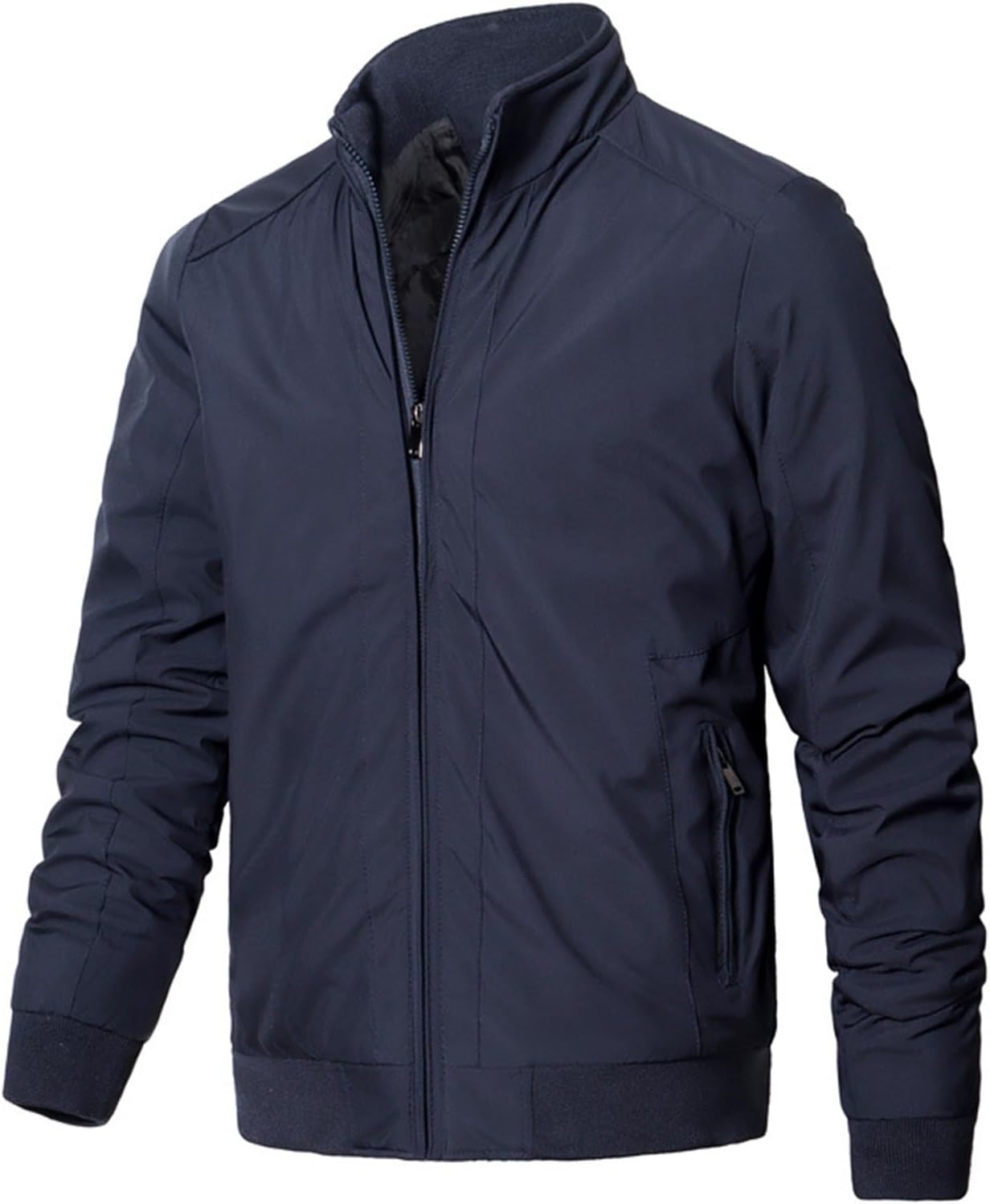 Men's Transition Jacket Cargo Jacket Men Stand-Up Collar Cotton Jacket Multi Pockets Army Jacket Winter Jacket Autumn Jacket Casual Windbreaker