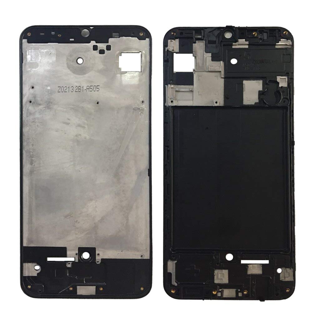 Mozomart LCD Display Middle Frame Compatible with Samsung Galaxy A50 A50s A505F : Black