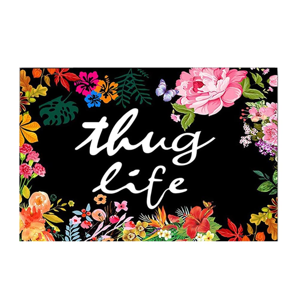 Zerbino d'ingresso Zerbino Benvenuto Zerbino Home Office Decorativo Porta Tappetino da Interno Benvenuto Tappetino Motivo Floreale (Size : 60x90cm)