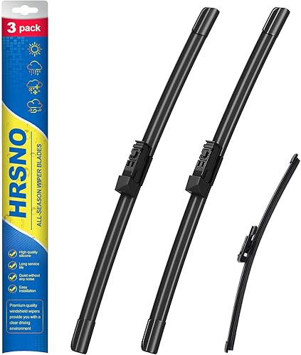 Limpiaparabrisas de 24 + 20 pulgadas con limpiaparabrisas trasero de 15 pulgadas, repuesto automotriz para Land Rover Range Rover 2017-2023, fácil