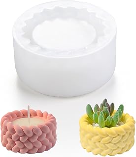 Candle Holder Resin Mold Knot Shaped Tealight Holder Molds Unique 3D Jewelry Box Container Mold for Epoxy Resin Casting DIY Candle Holder Jewelry Display Container Home Decor