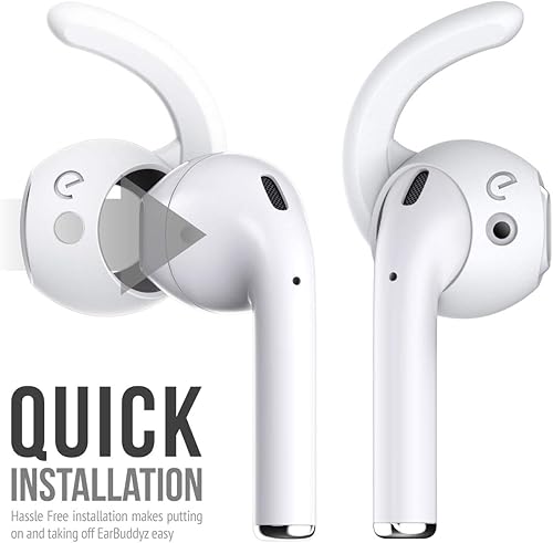 Miniatura 3 de EarBuddyz 2.0 Apple auriculares y cubre auriculares, con complemento para auriculares iPhone, transparente (2 pares)