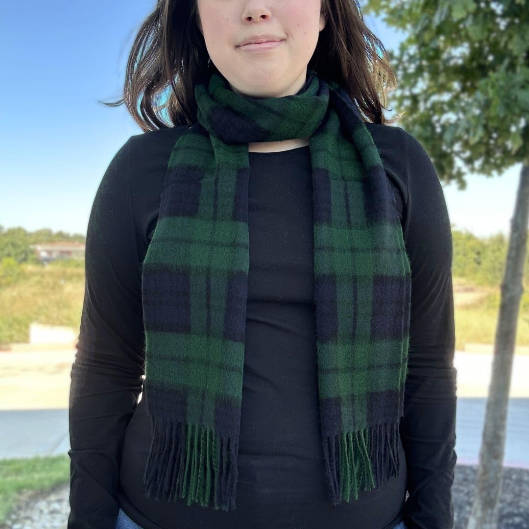 Briomhar Women's Cashmere Scarf - Plaid Scarf For Men 100% Cashmere Tartan Made in Scotland - Image 6