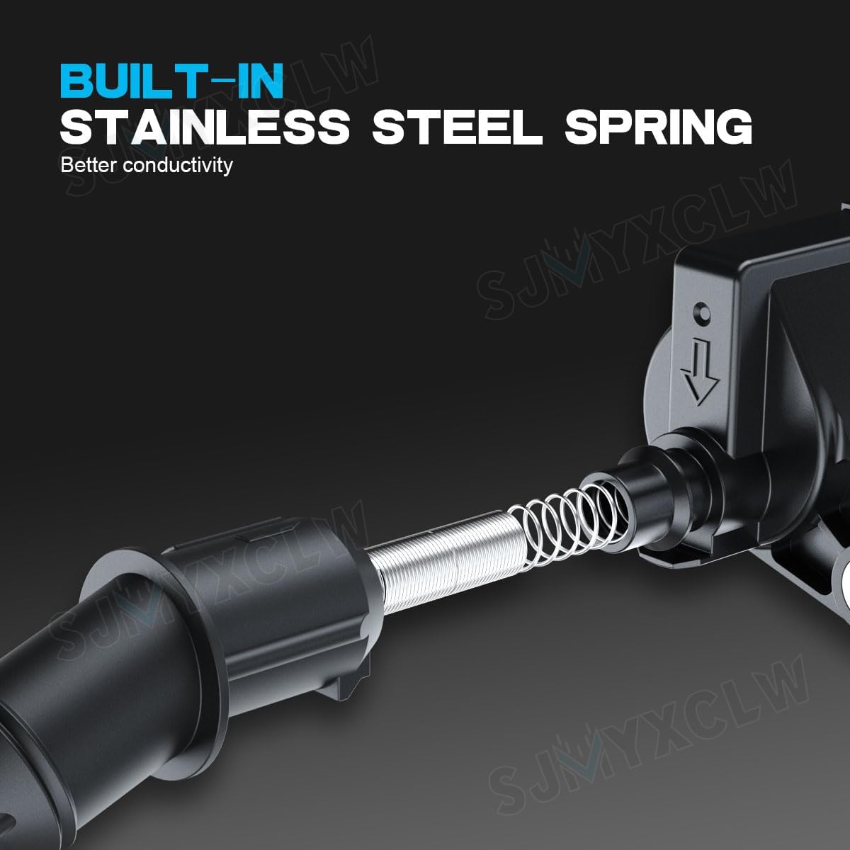 Ignition Coil Pack DG508 & Iridium Spark Plugs SP479 compatible with Ford Expedition/Excursion/F150 F250 F350 1999 2000 2001 2002 2003,fit for Lincoln Navigator 1998 1999 5.4L V8 (Set of 8)