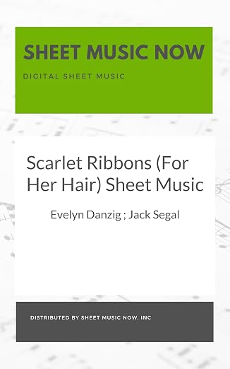 Scarlet Ribbons (For Her Hair) Sheet Music book cover