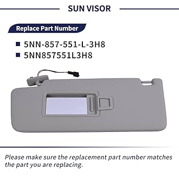 Magimaker Driver Side Sun Visor Fit for Volkswagen Tiguan