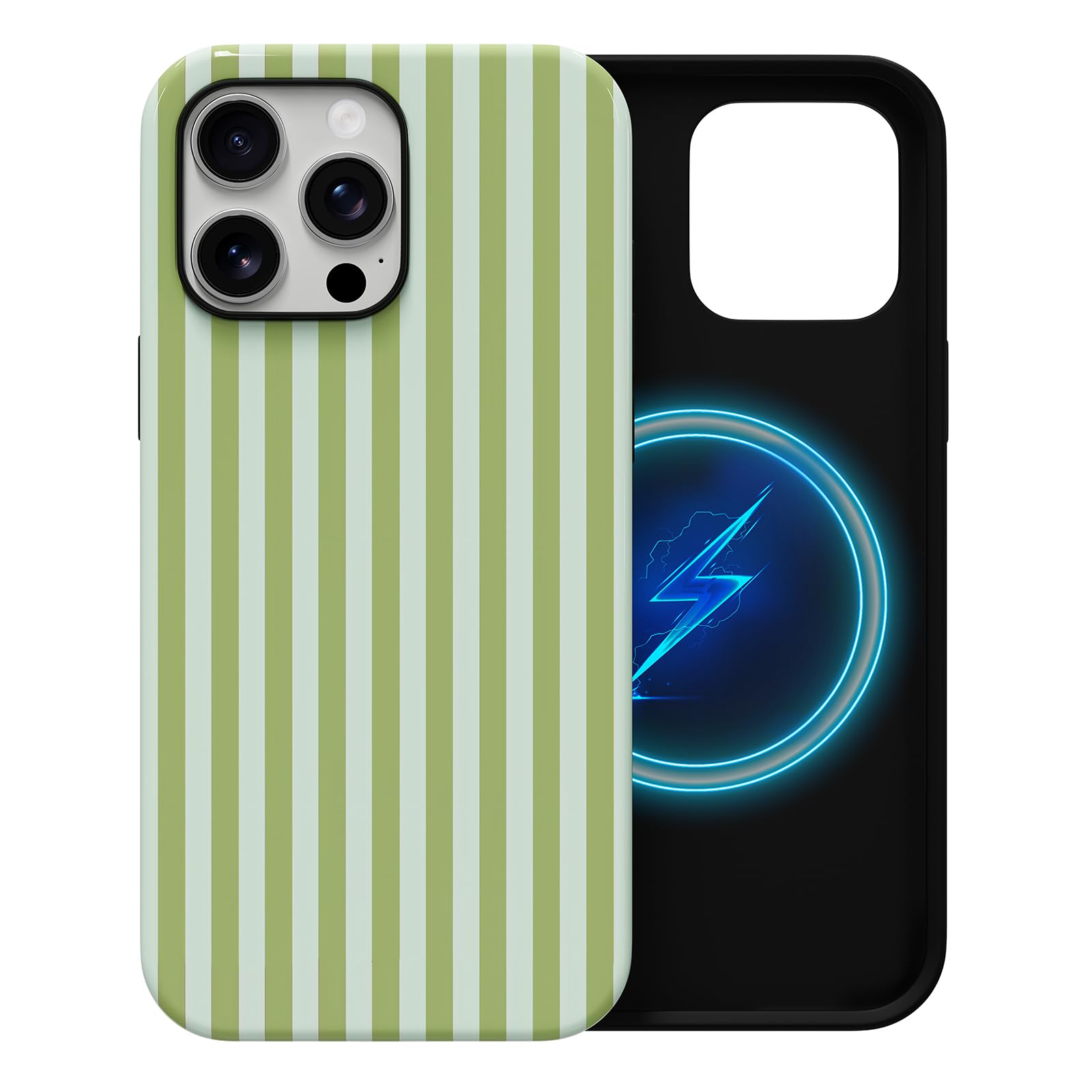 Coque iPhone 15 Pro Max rayée pour femmes idéale en terrasse - 8