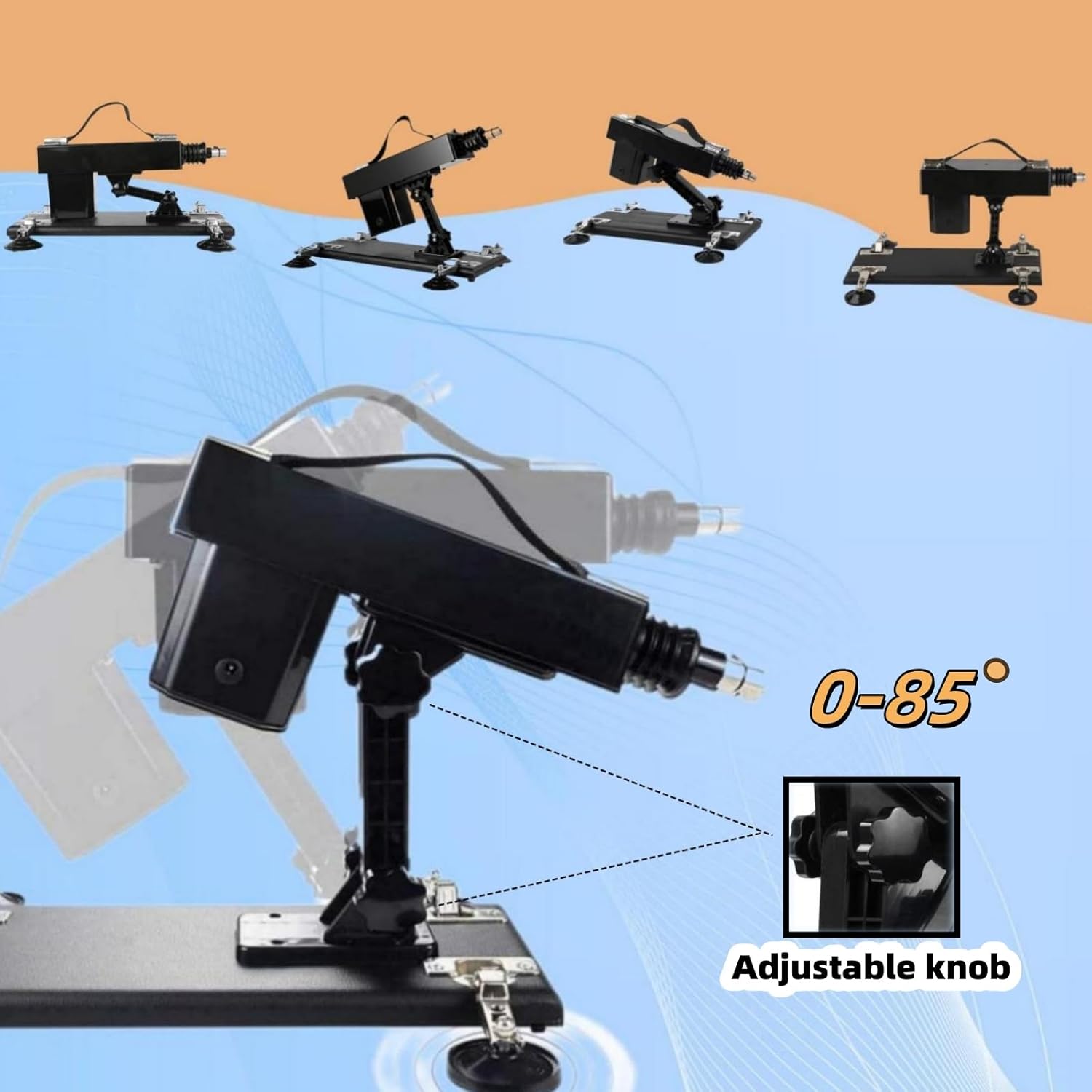 Sex Machine Love Machine Fuck Machine, Automatic Thrusting Dildo Machine with 3XLR 7 Attachments Quiet Powerful Motor,Unisex Dildo Vibration Machine Sex Toy