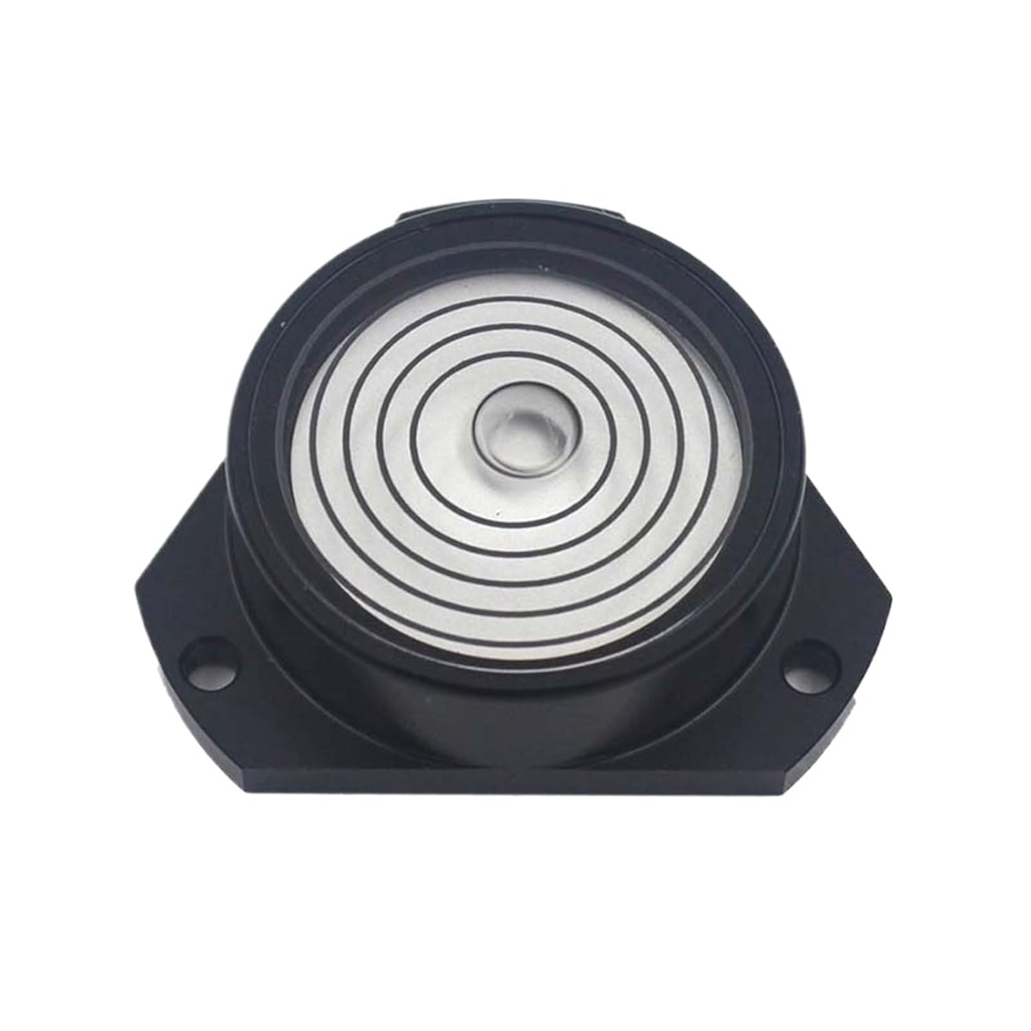 Triangular Metal Bubble Level 48 * 35 * 13mm Universal Nivel Bead Blister Round Spirit Leveling Part with Mounting Hole 1PCS(Gold in White)